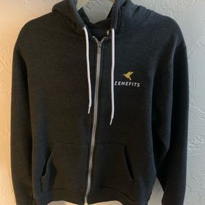 Zenefits zip up fleece sweater - Medium